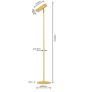 IQ8131 LANCELOT PIVOTING FLOOR LAMP