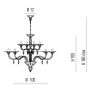 PS6040 DEDALO CHANDELIER