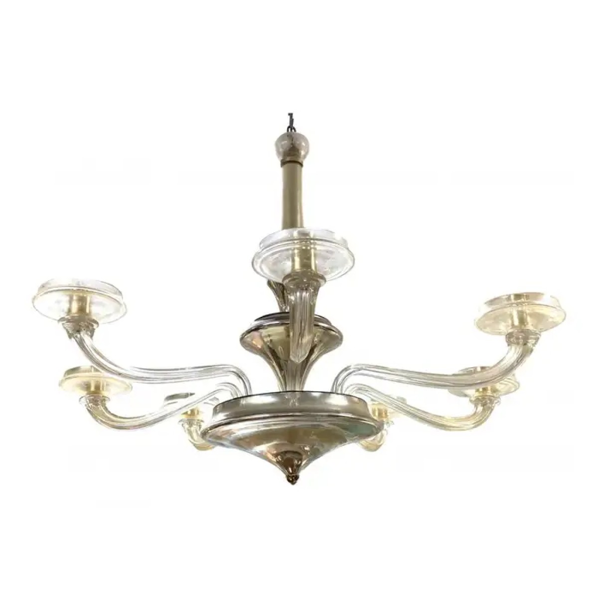 PS1722 MURANO SEVEN ARM CHANDELIER PS1722 MURANO SEVEN ARM CHANDELIER