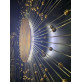 RJ2013 New Sculpture Bronze Sunburst Wall or Ceiling Lamp