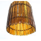 IQ8329 ROUND AMBER GLASS CHANDELIER