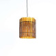 IQ8329 ROUND AMBER GLASS CHANDELIER