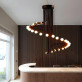 IQ8161 MODERN NORDIC SPIRAL CHANDELIER