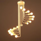 IQ8161 MODERN NORDIC SPIRAL CHANDELIER