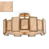 AMAJC-8984 CALCITE PANEL SIX-LIGHT SEMIFLUSH