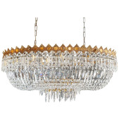 IQ8259 LOW OVAL PLAFONNIER CHANDELIER