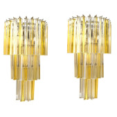 IQ2346 Glass Triedri Wall Sconces